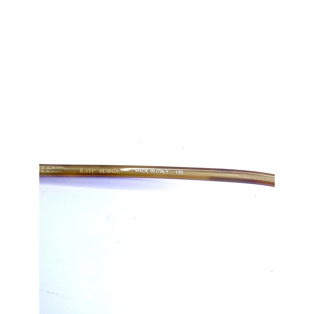 Kate Spade Brown Beige Tortoise Rectangular Glasses Italy Edie 0FS5 50 15 135